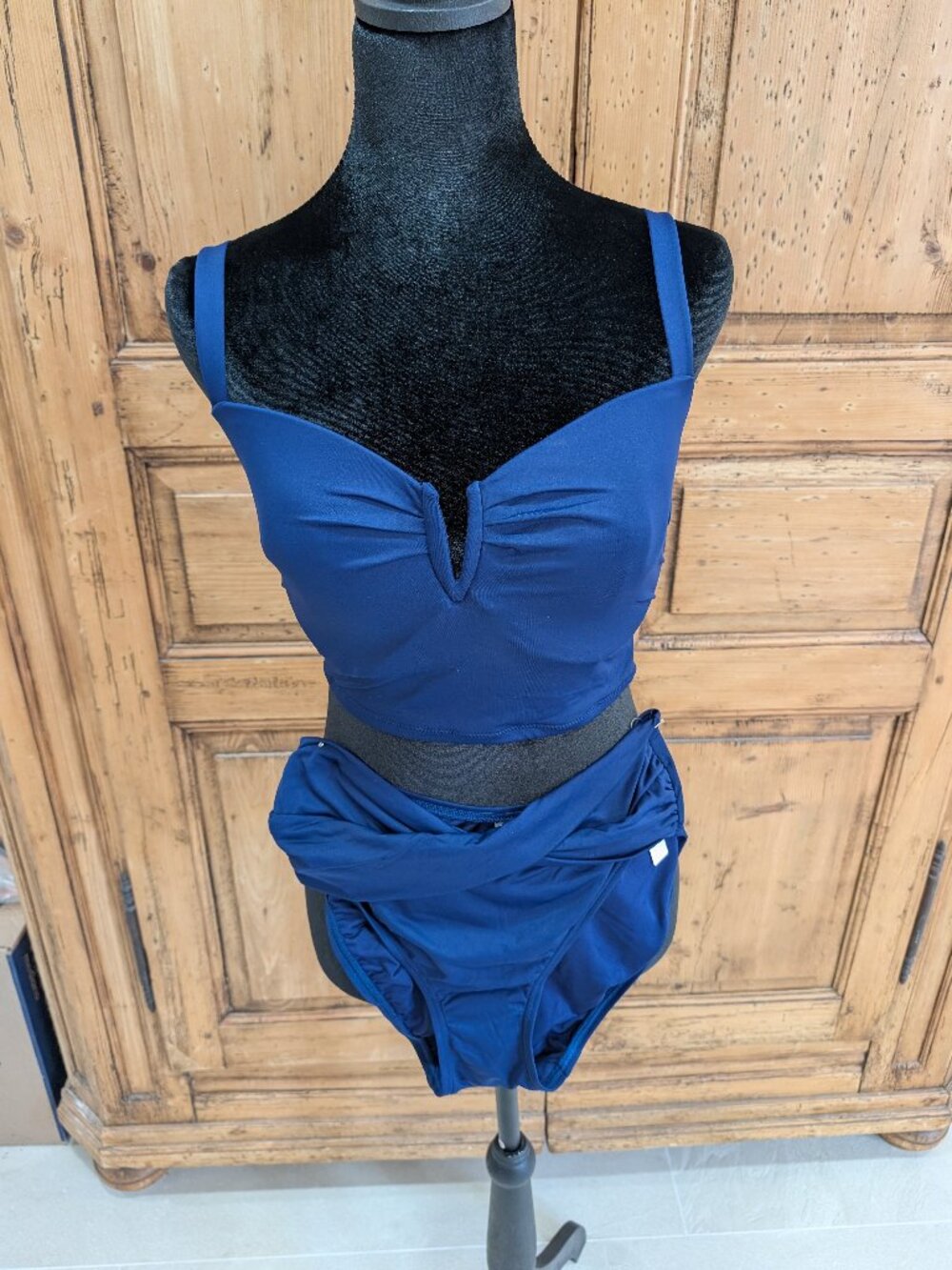 Soma Swim Bikini, Navy, New With Tags